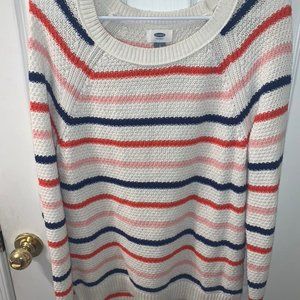 Old Navy Striped Knit Sweater